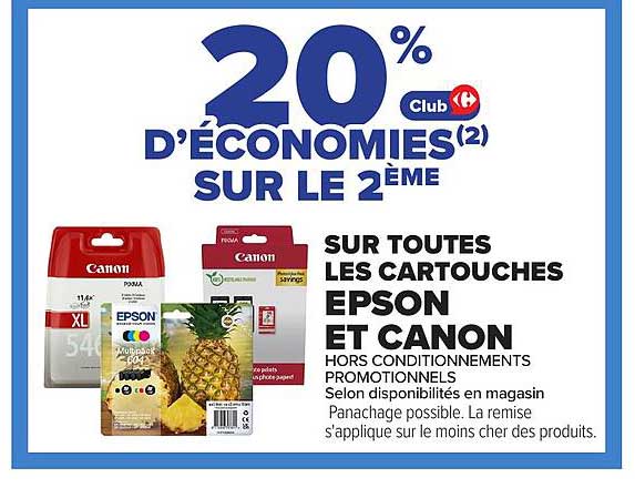 20% D'ÉCONOMIES SUR LE 2ÈME
