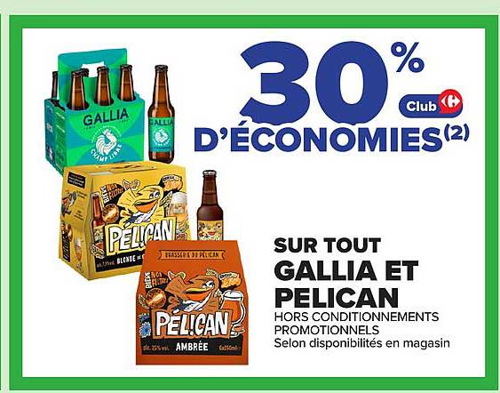 30% D'ÉCONOMIES