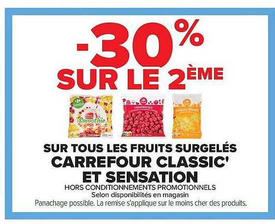 30% SUR LE 2ÈME