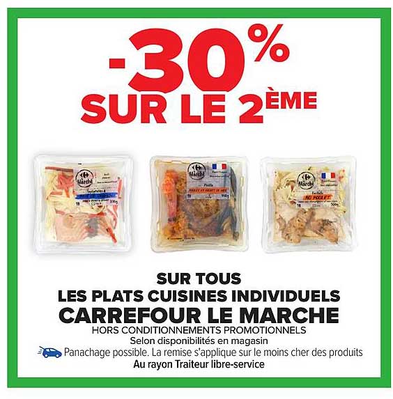 30% SUR LE 2ÈME