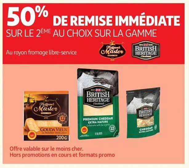 50% DE REMISE IMMÉDIATE