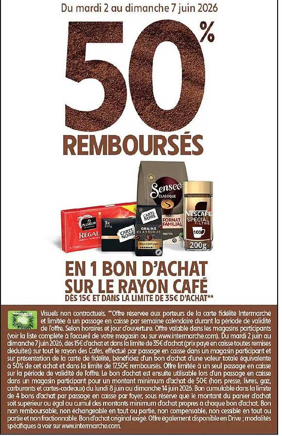 50% REMBOURSÉS
