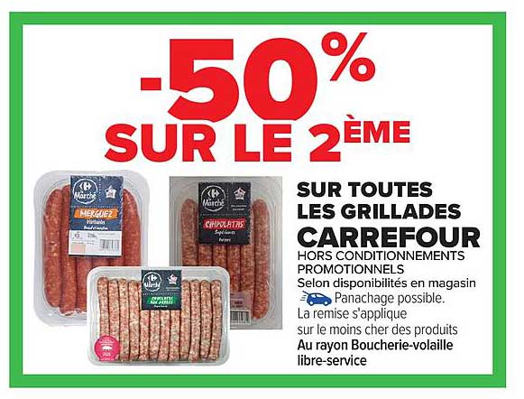 50% SUR LE 2ÈME