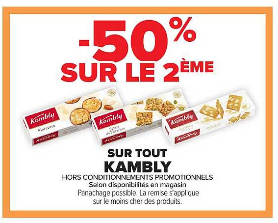 50% SUR LE 2ÈME