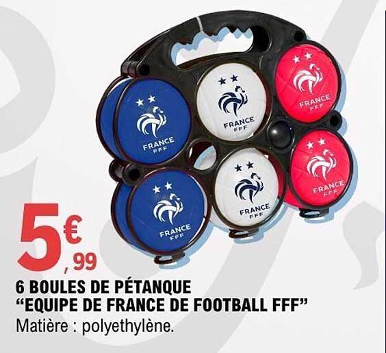 6 BOULES DE PÉTANQUE