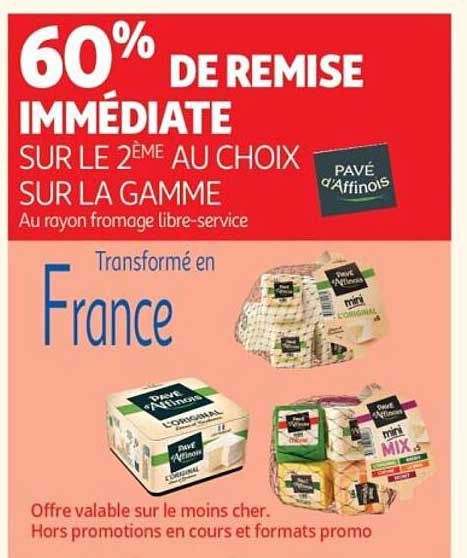 60% DE REMISE IMMÉDIATE