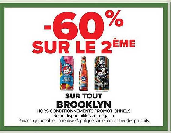 60% SUR LE 2ÈME