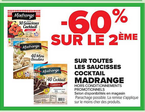60% SUR LE 2ÈME