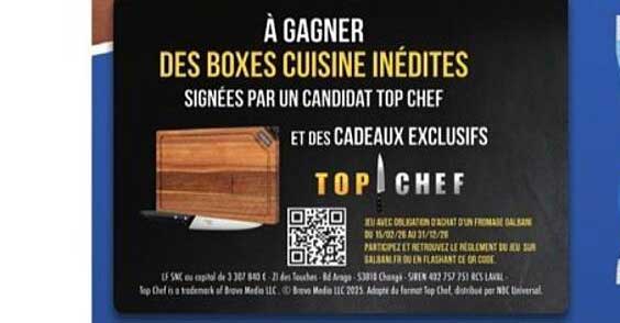 À GAGNER DES BOXES CUISINE INÉDITES