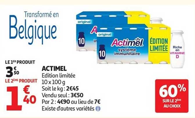 Actimel Edition limitée