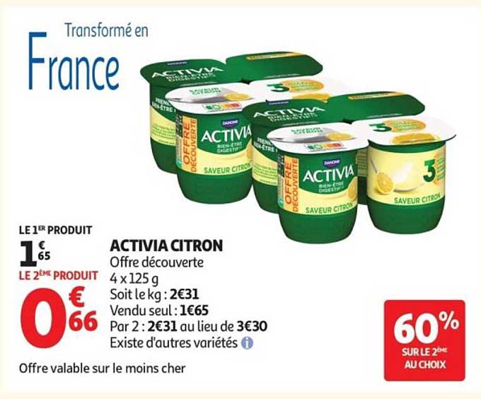 ACTIVIA CITRON