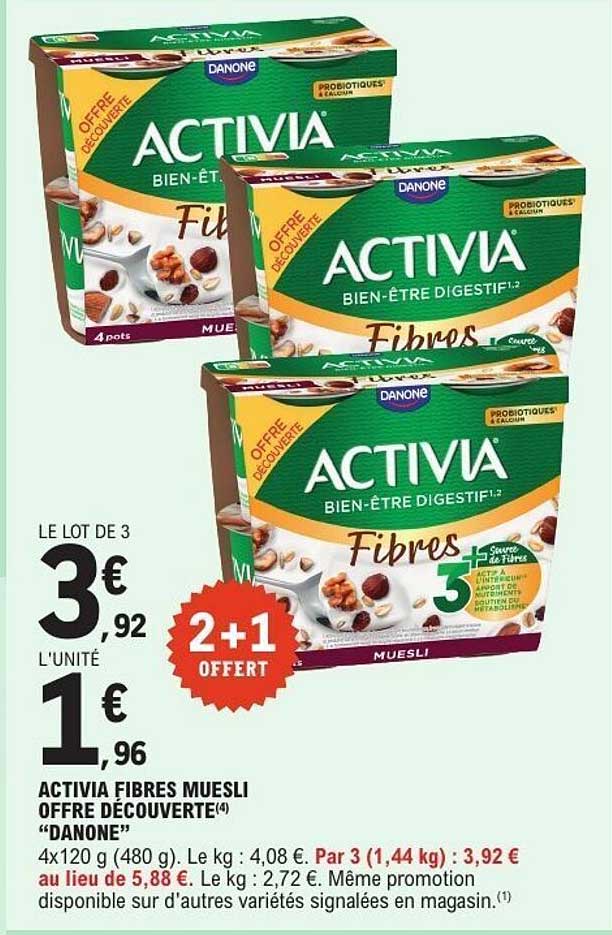 Activia Fibres Muesli