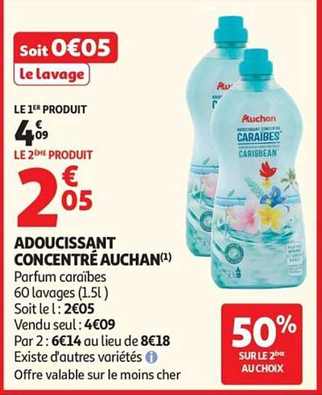 ADOUCISSANT CONCENTRÉ AUCHAN