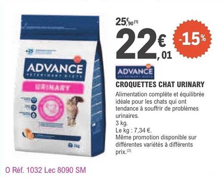 ADVANCE Croquettes Chat Urinary