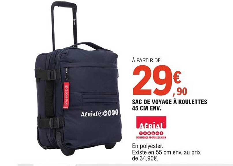 Aérial Sac de voyage à roulettes