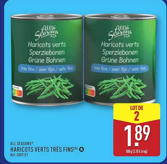 All Seasons Haricots verts