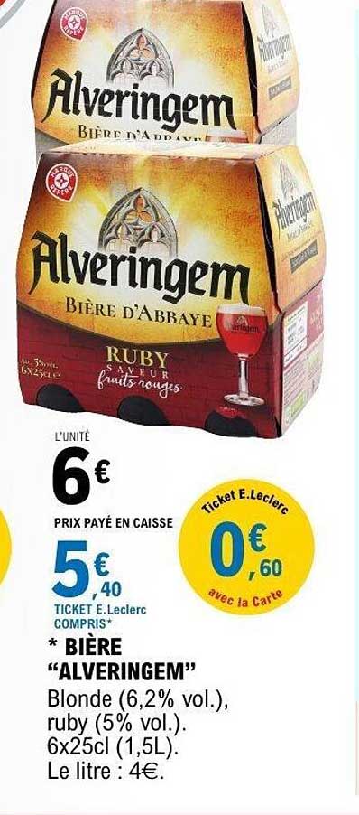 Alveringem Bière d'abbaye