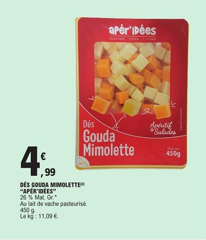 apér’idées Dés Gouda Mimolette