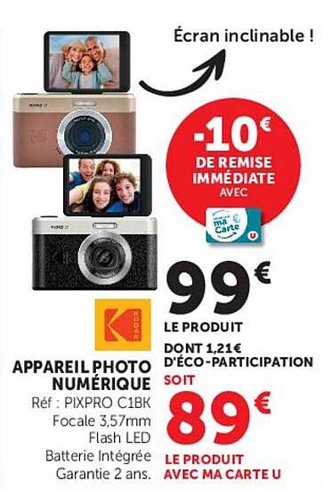 APPAREIL PHOTO NUMÉRIQUE