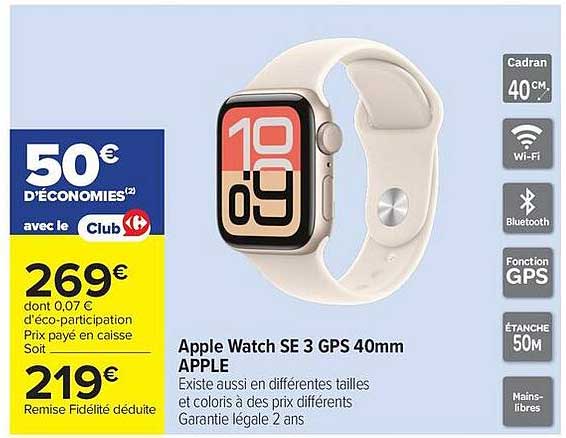 Apple Watch SE 3 GPS 40mm