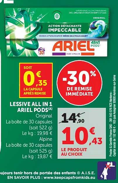 ARIEL 4in1 Pods
