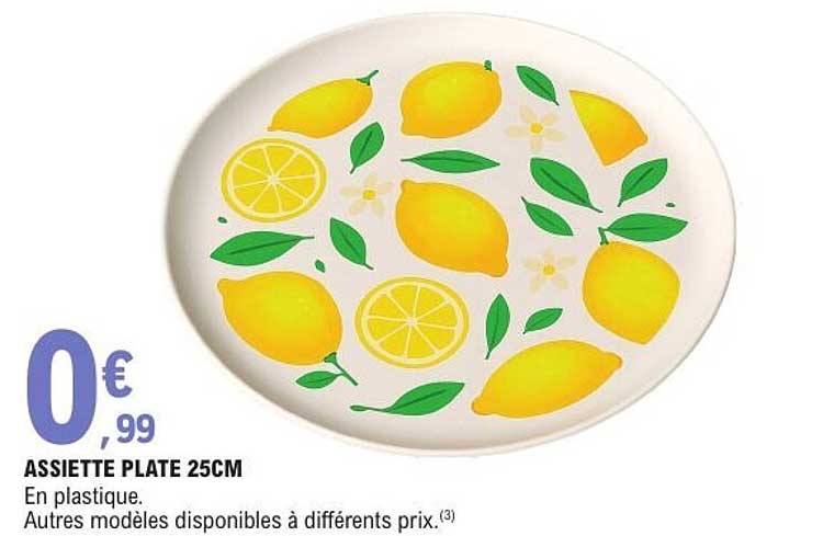 ASSIETTE PLATE 25CM