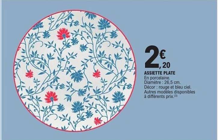 ASSIETTE PLATE