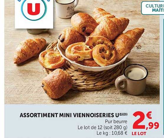 ASSORTIMENT MINI VIENNOISERIES U