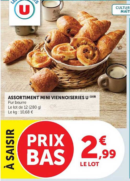 ASSORTIMENT MINI VIENNOISERIES U