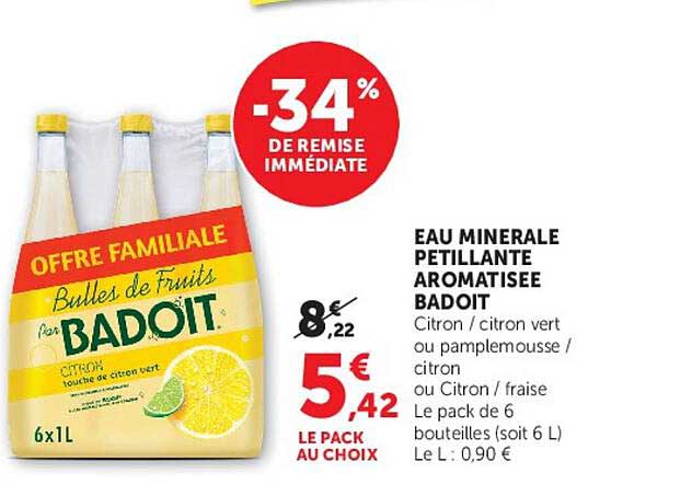BADOIT Bulle de Fruits