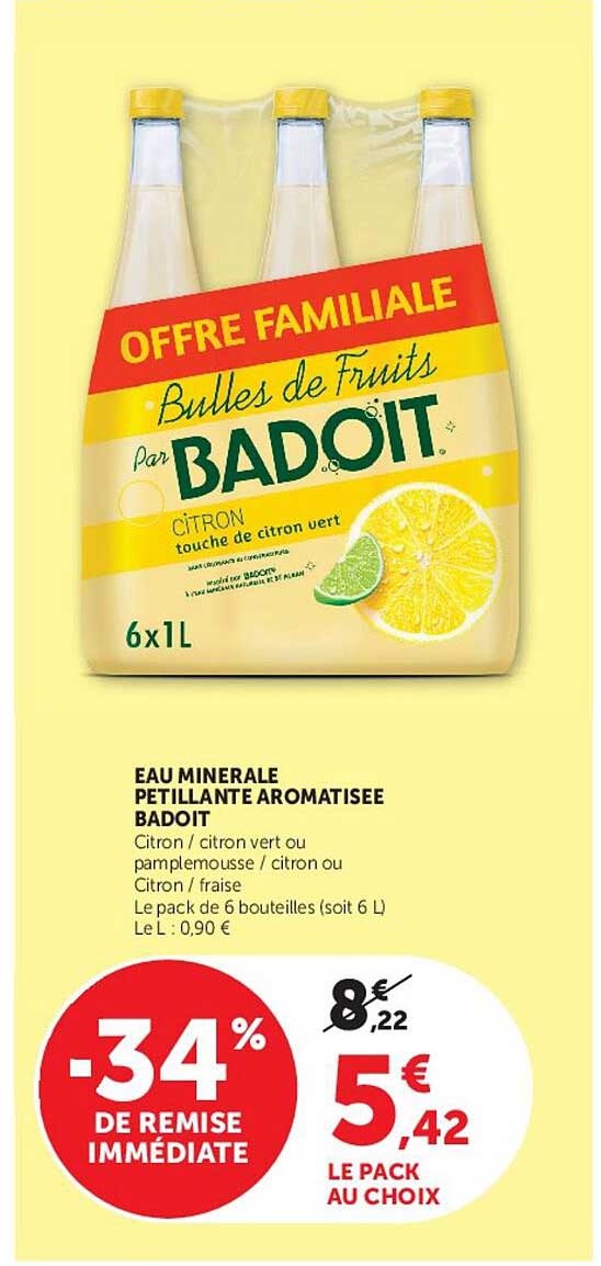 BADOIT Bulles de Fruits