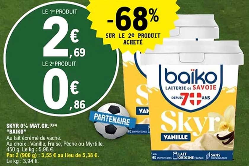 Baïko Skyr Vanille