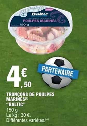 Baltic Poulpes marinés