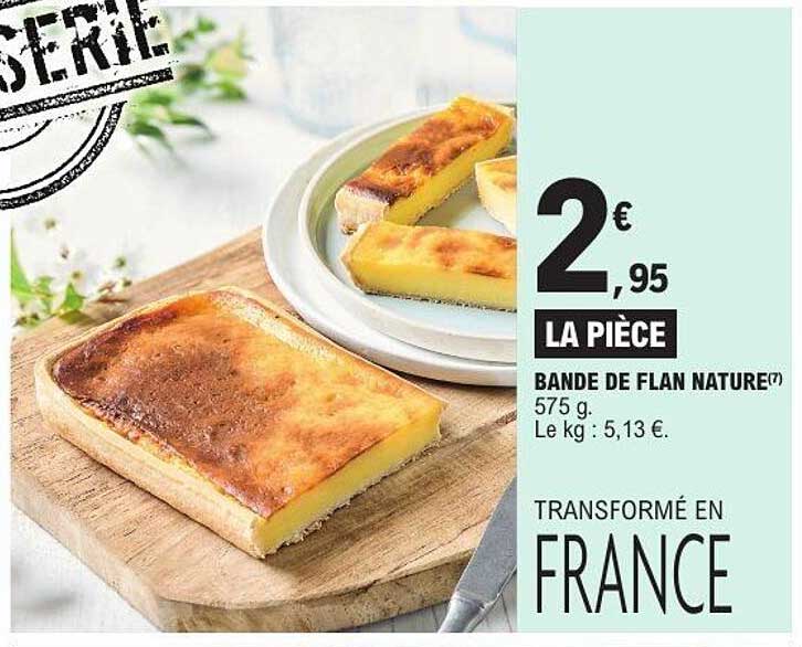 BANDE DE FLAN NATURE
