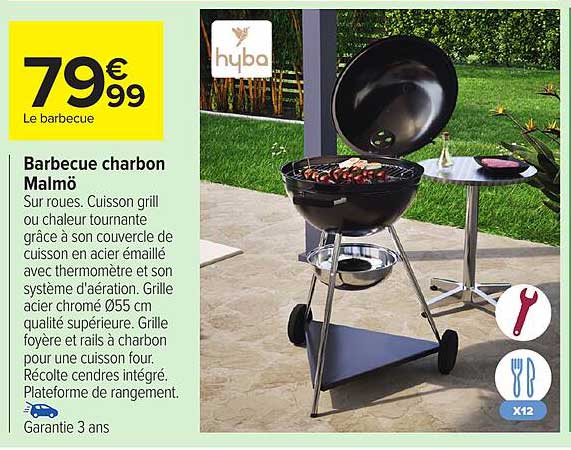 Barbecue charbon Malmö