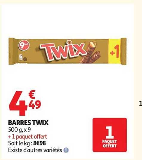 BARRES TWIX