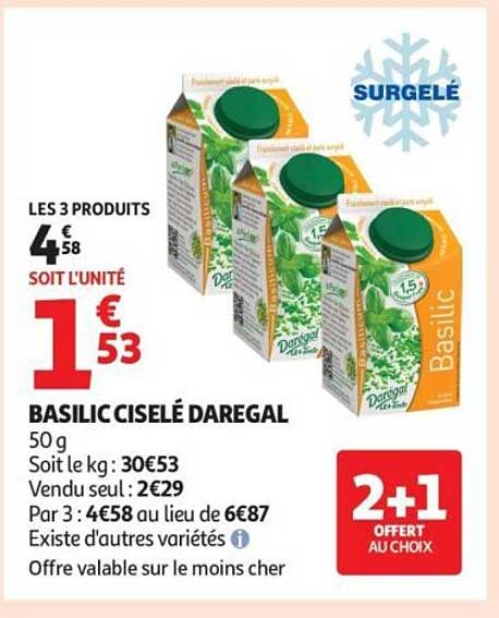 Basilic ciselé Daregal