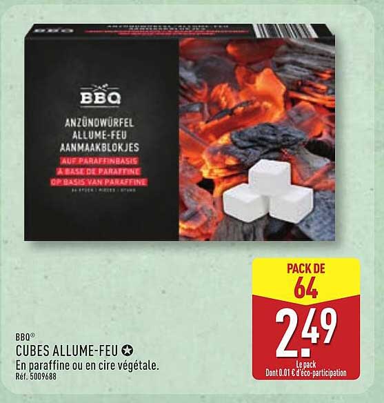 BBQ CUBES ALLUME-FEU