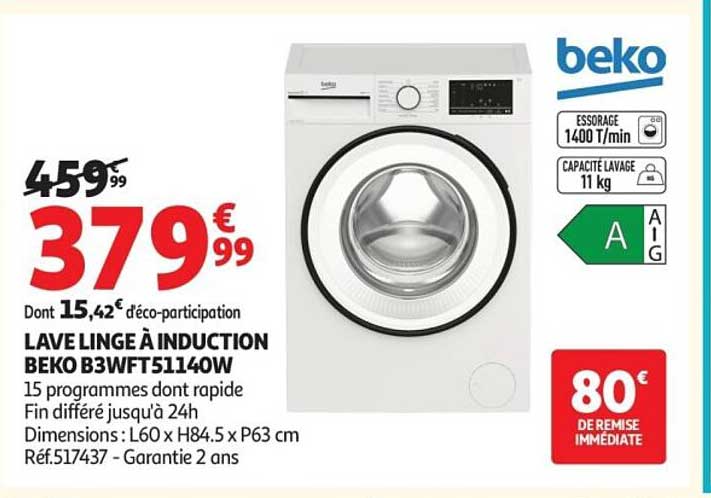 Beko B3WFT51140W