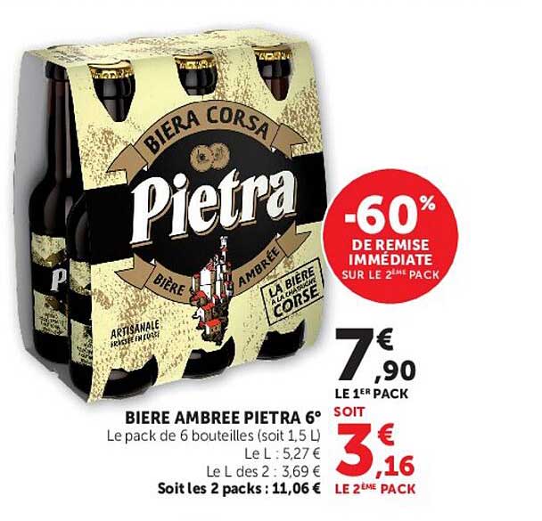 Biere ambrée Pietra