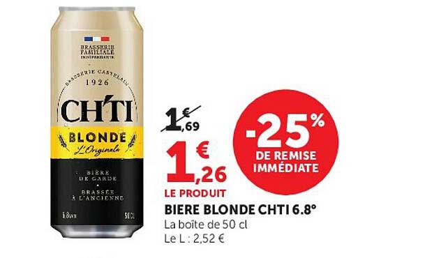 BIERE BLONDE CHTI