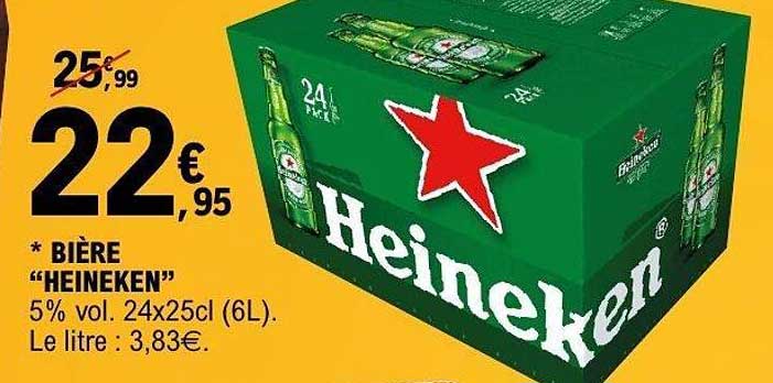 BIÈRE "HEINEKEN