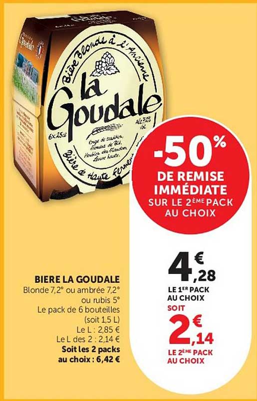 BIERE LA GOUDALE