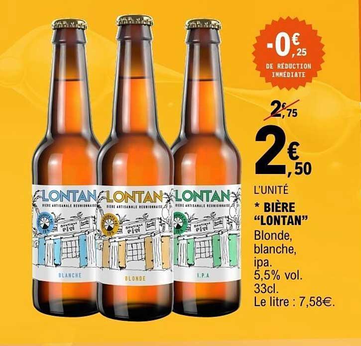 BIÈRE “LONTAN”