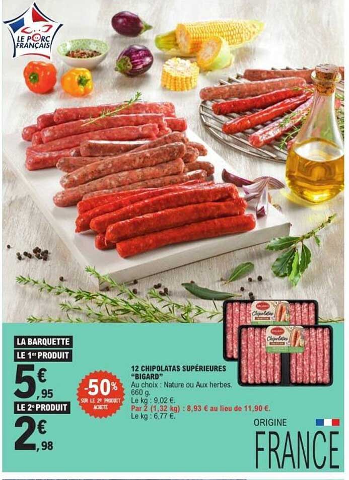 Bigard Chipolatas Supérieures