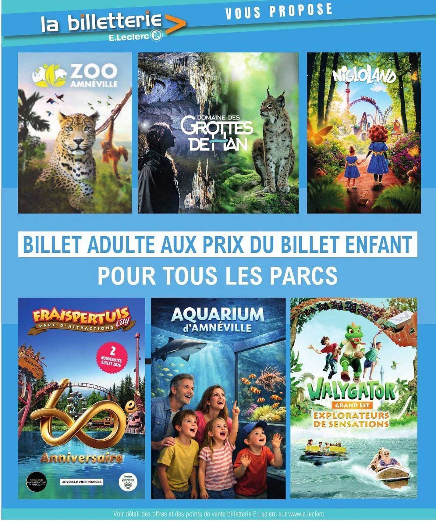 BILLET ADULTE AUX PRIX DU BILLET ENFANT