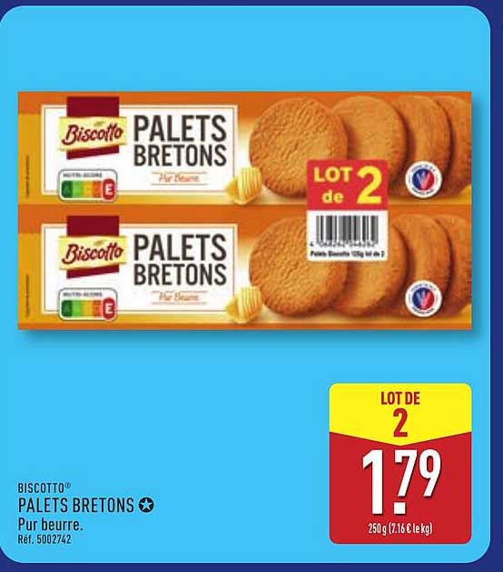 Biscotto Palets Bretons