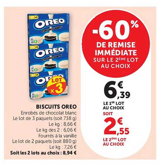 BISCUITS OREO