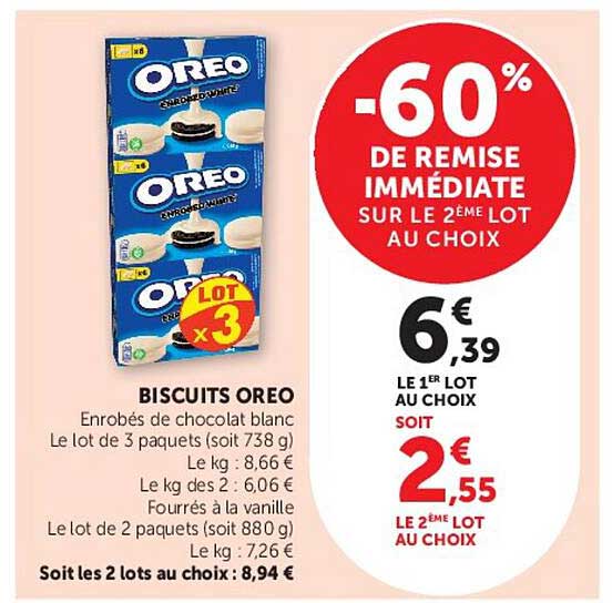 BISCUITS OREO