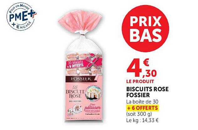 BISCUITS ROSE FOSSIER